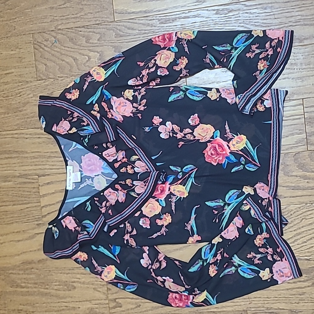 Flying Tomato Fiesta Nights Blouse sz Large